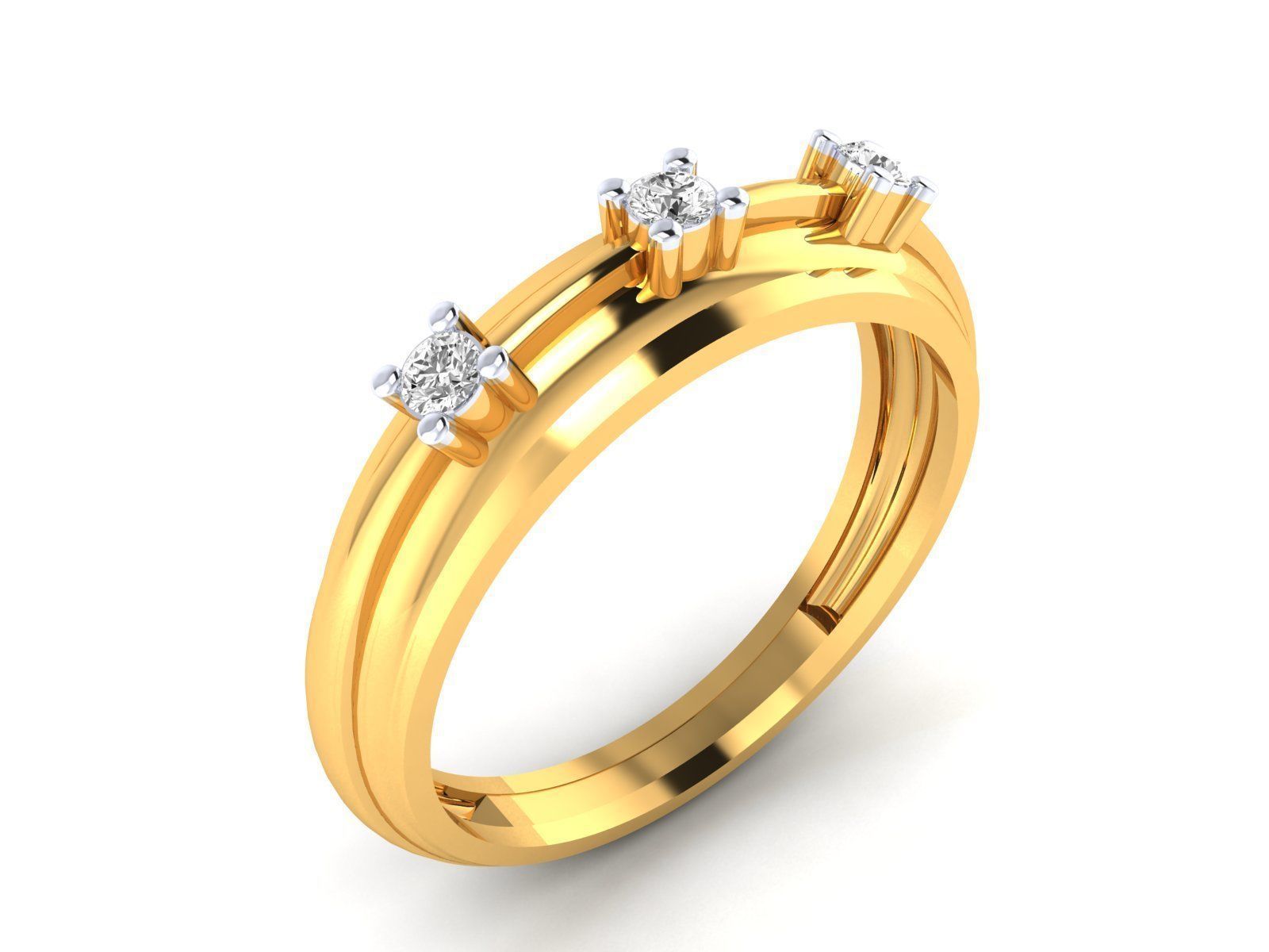 Women ring 3dm render detail 3D print model 3D print model_6