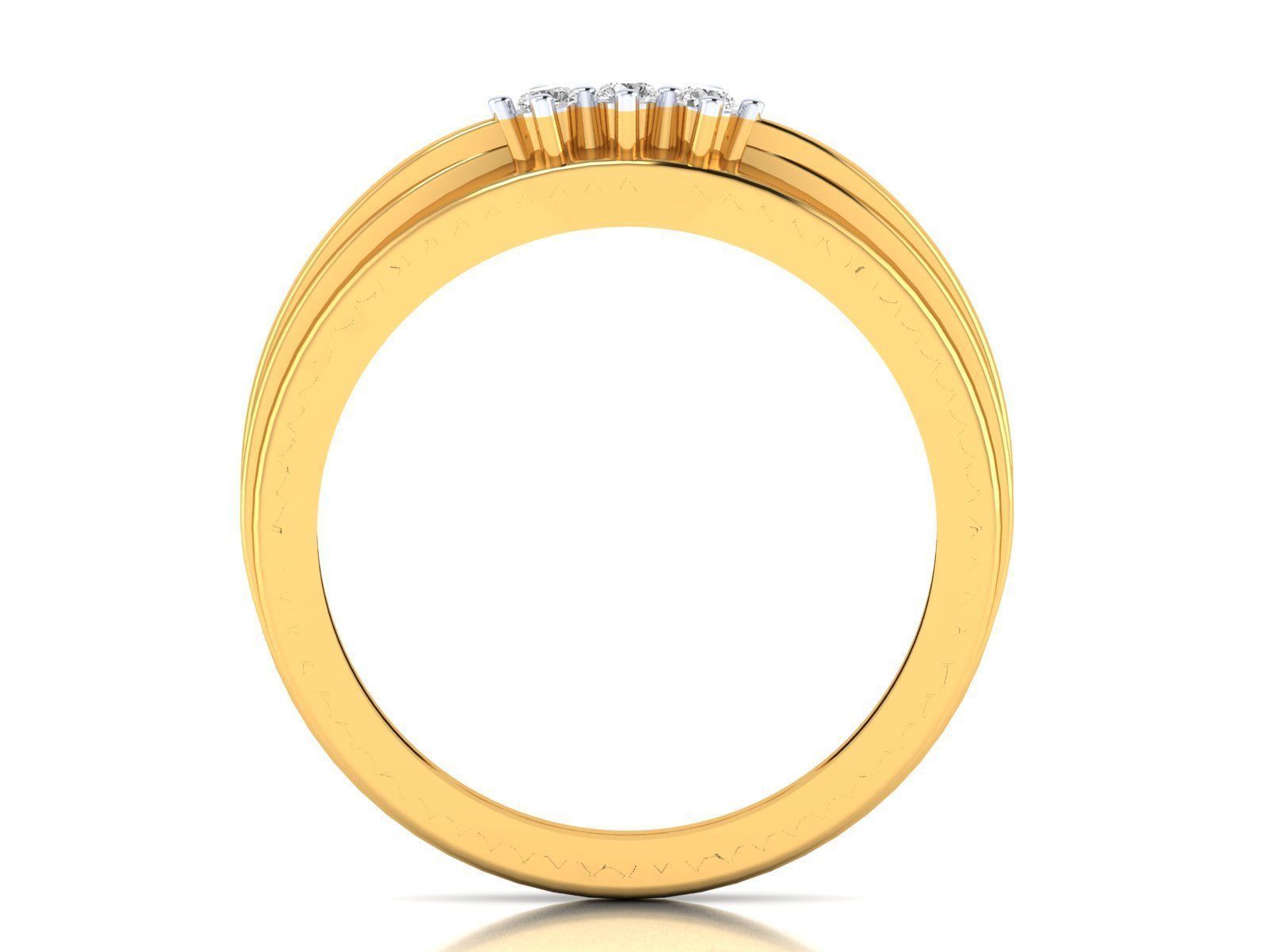 Women ring 3dm render detail 3D print model 3D print model_7