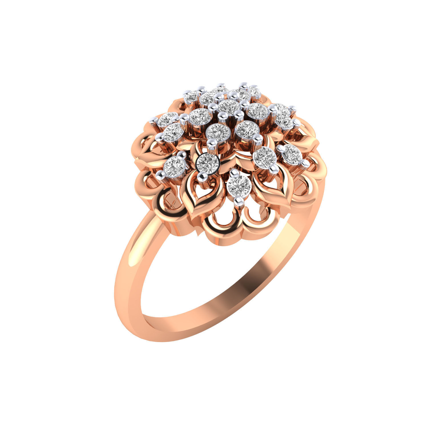 Women ring 3dm render 3D print model 3D print model_1
