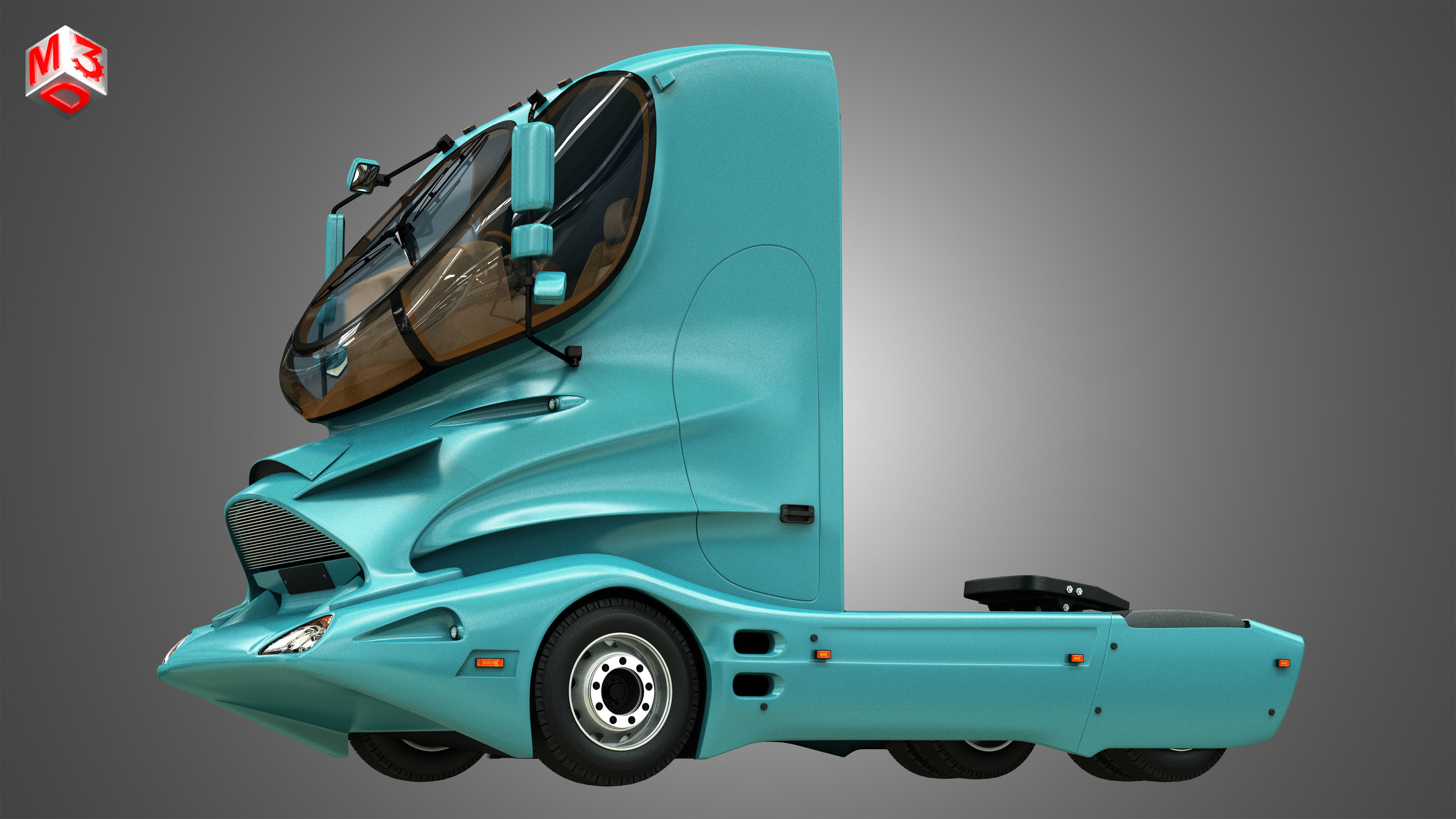 Colani Truck 3D model_6