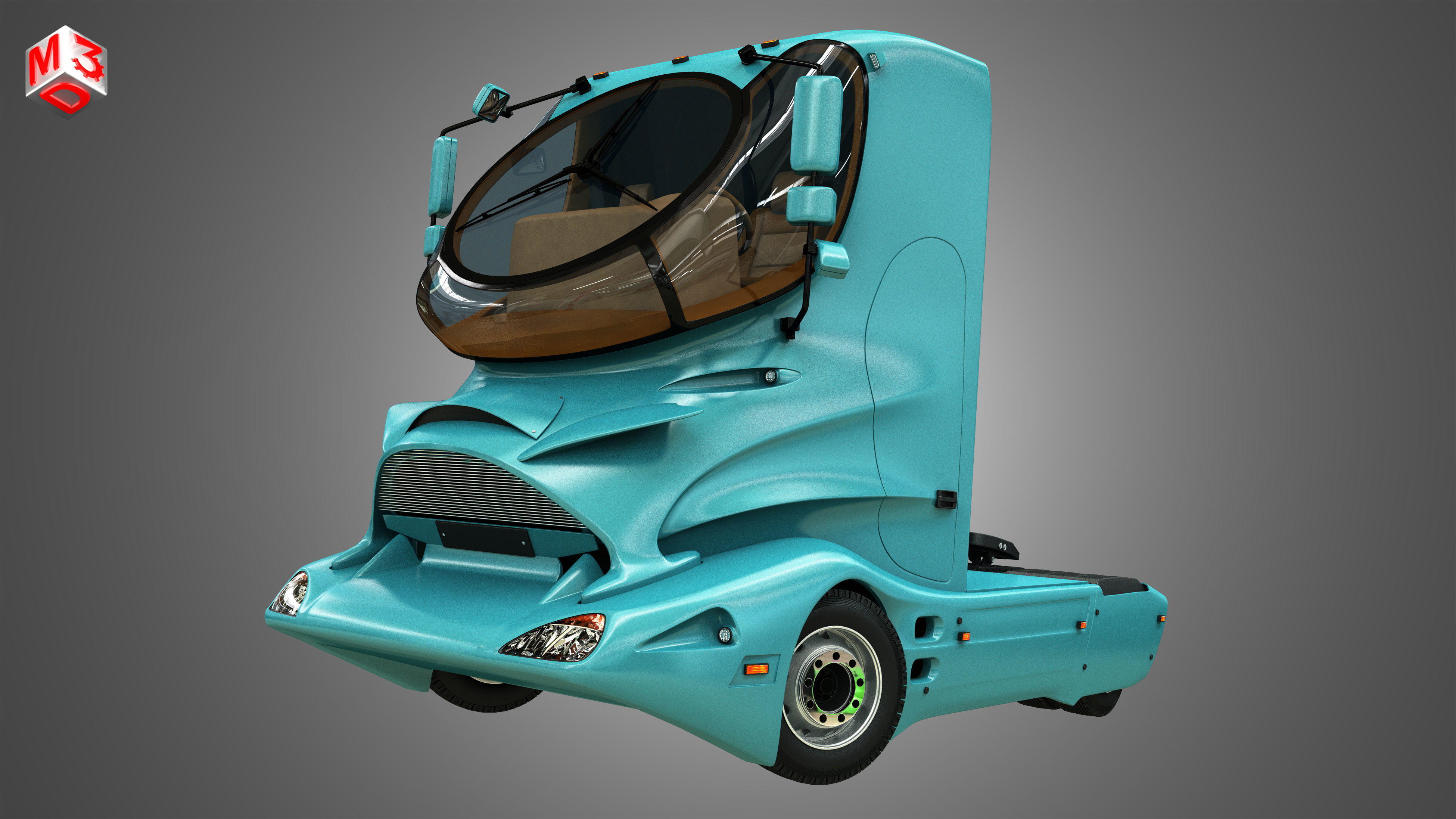 Colani Truck 3D model_12