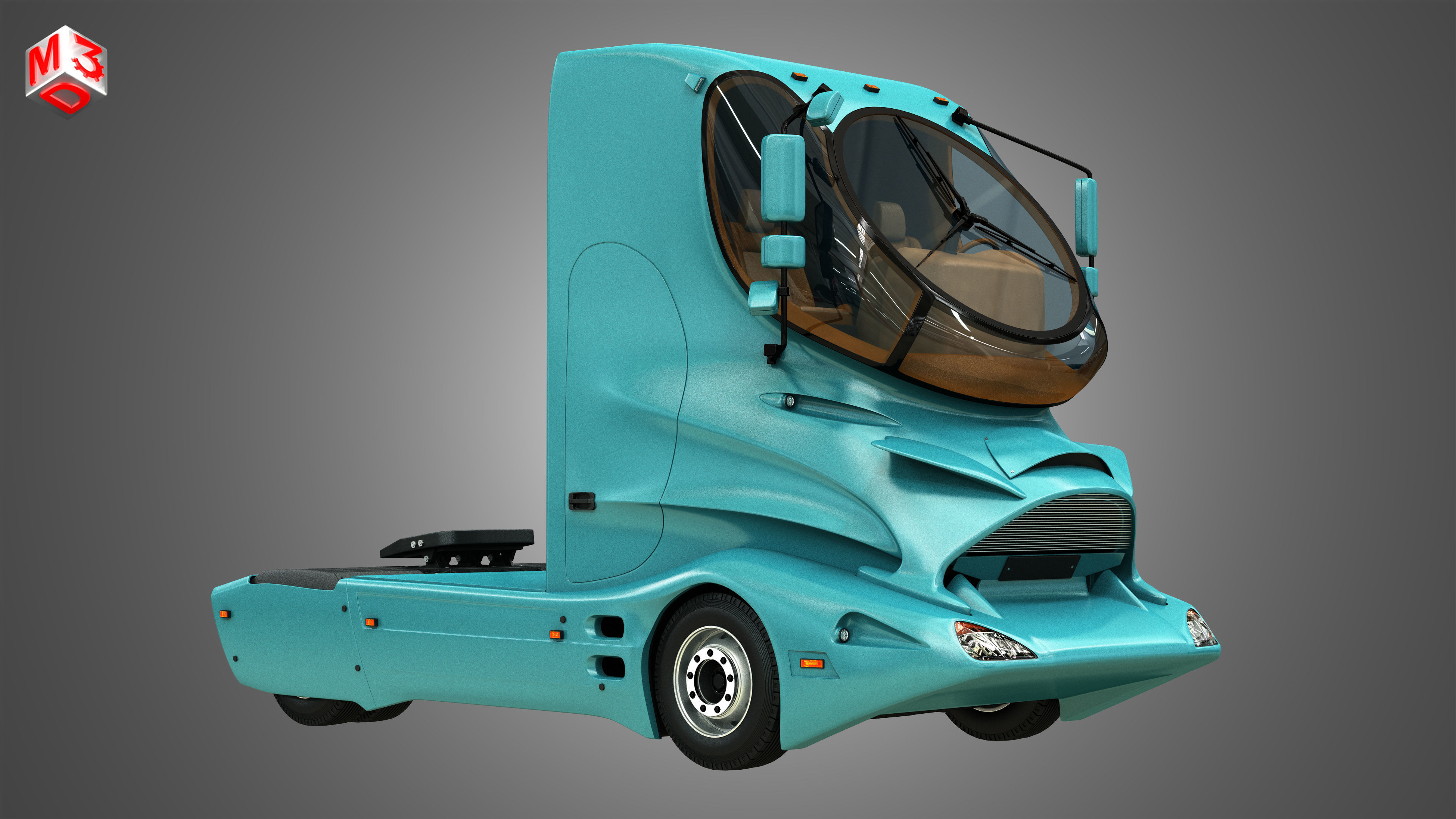 Colani Truck 3D model_2