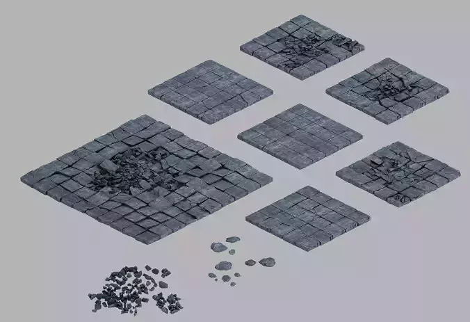Shura Celestial Realm-Broken Floor Tiles