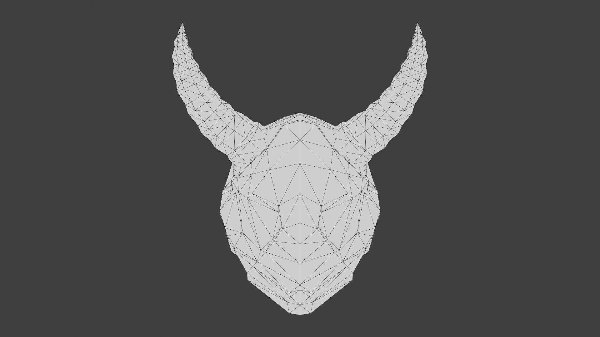 Handpaint Scifi Viking Helmet Low-poly 3D model_16