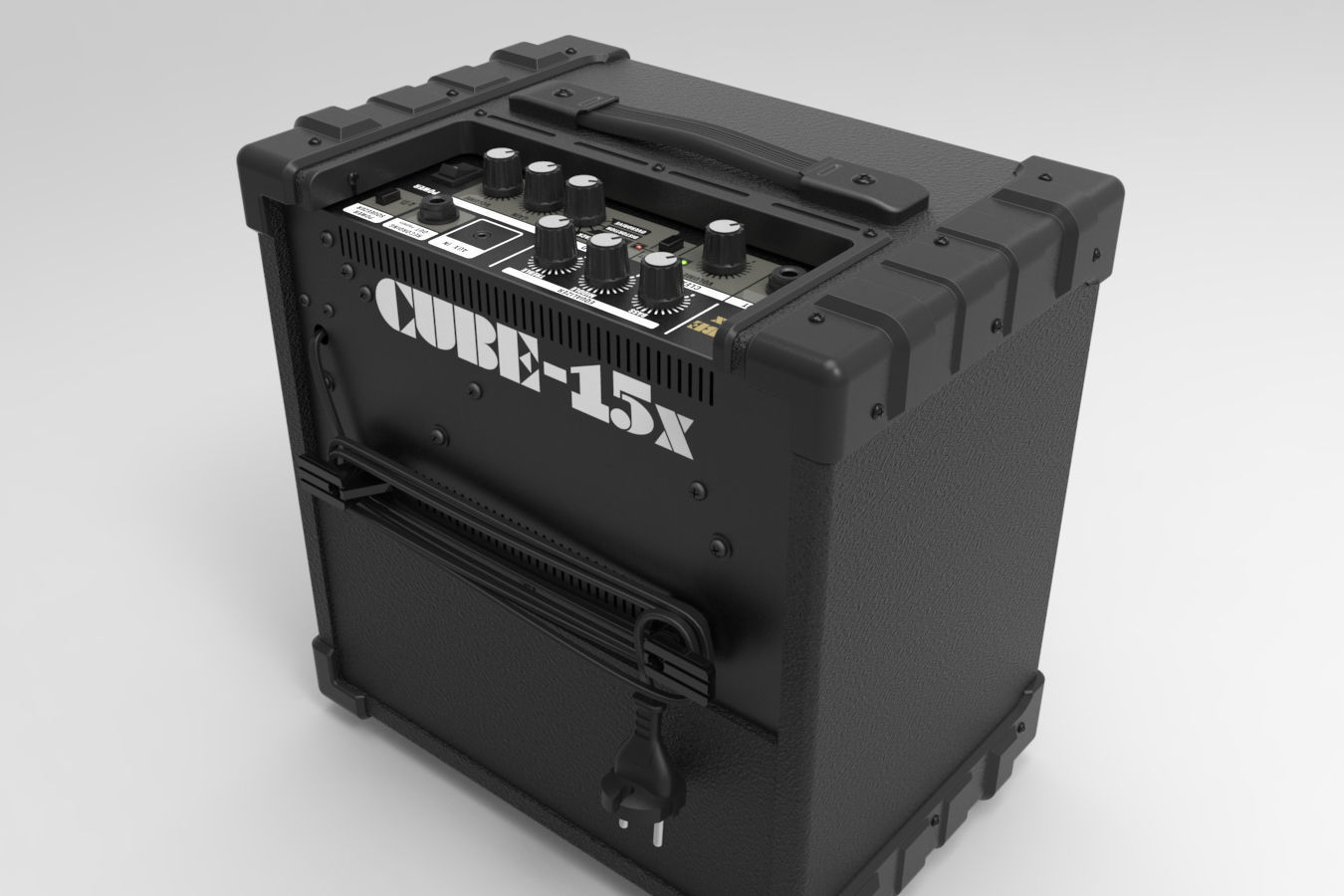 Roland x15 CUBE amplifier 3D model_15