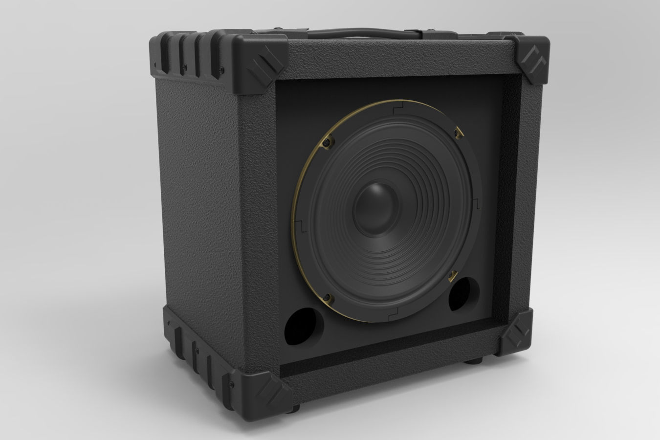 Roland x15 CUBE amplifier 3D model_5