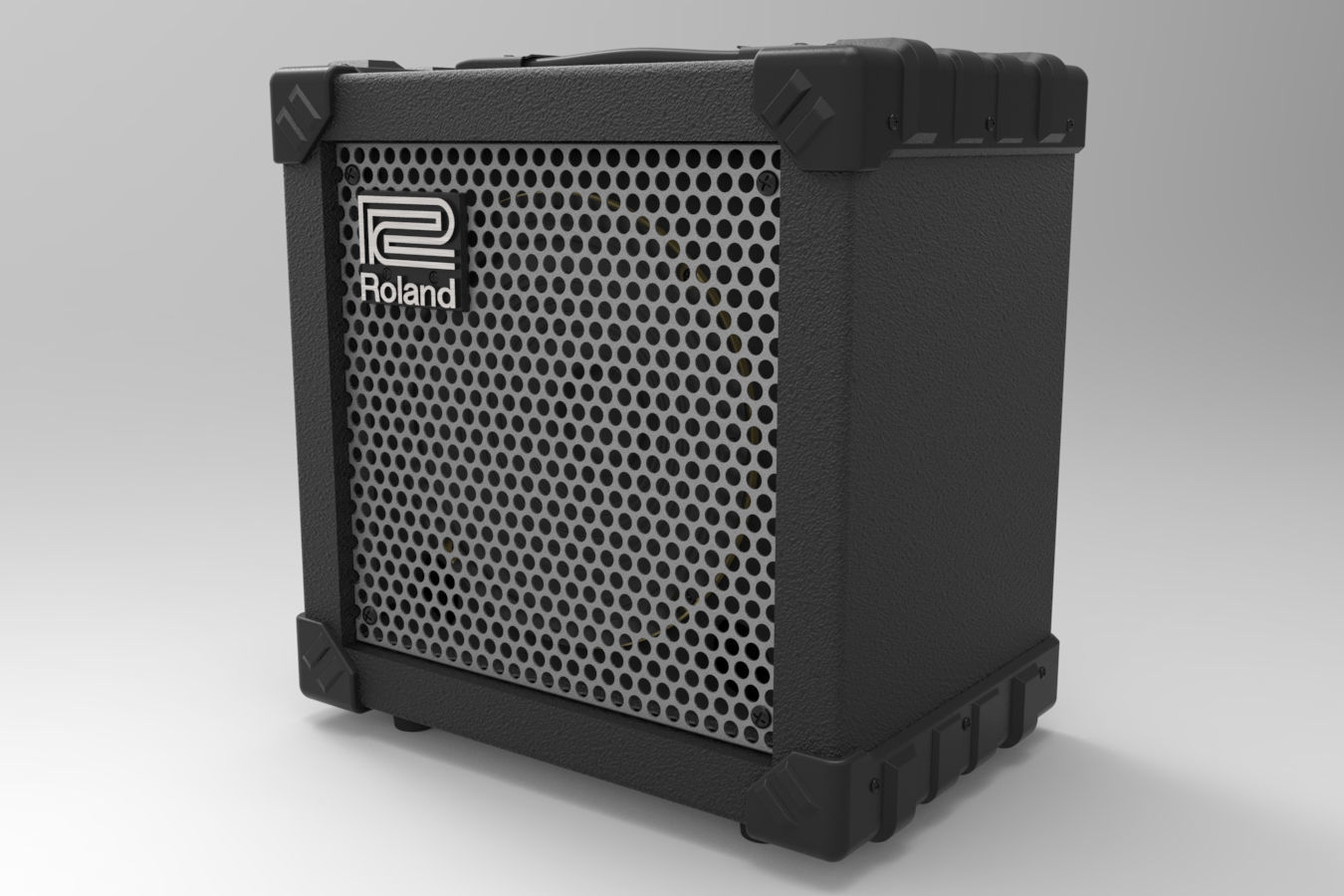 Roland x15 CUBE amplifier 3D model_11