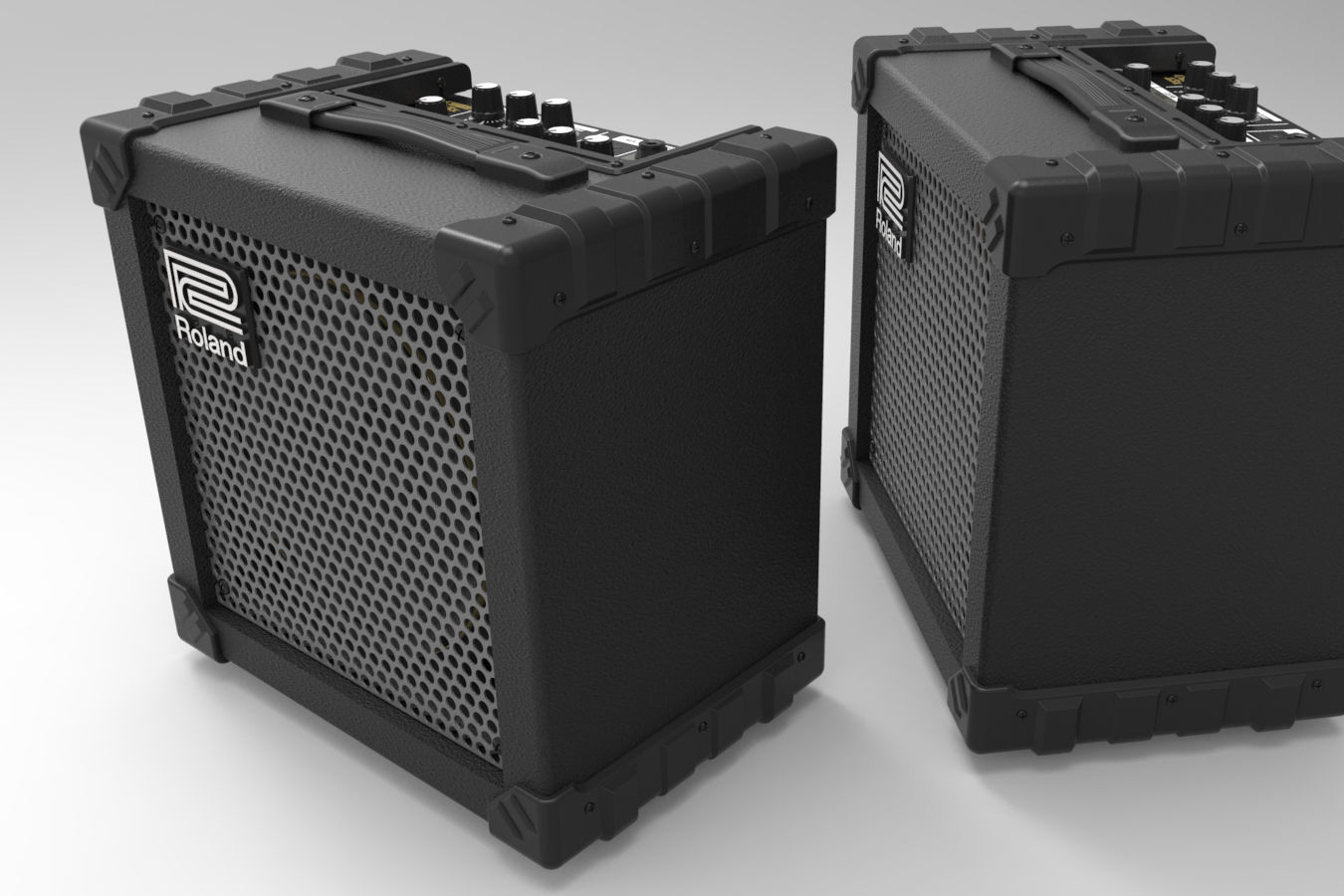 Roland x15 CUBE amplifier 3D model_9