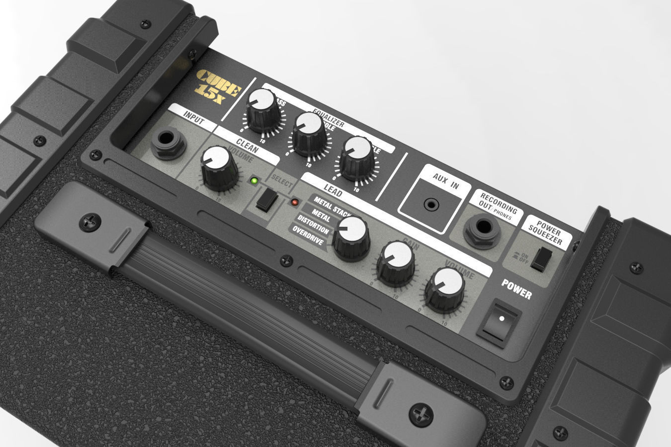 Roland x15 CUBE amplifier 3D model_8