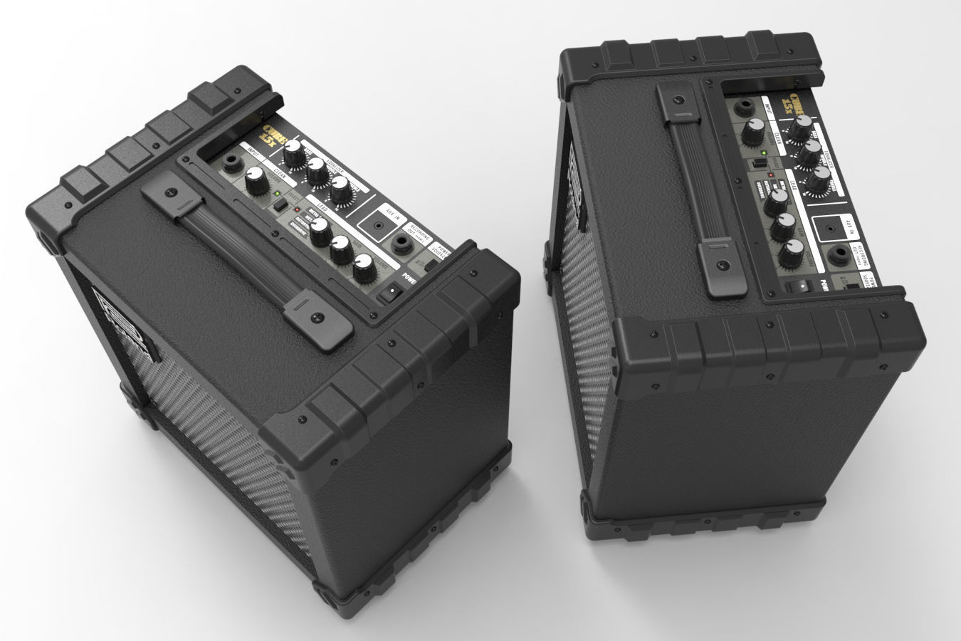 Roland x15 CUBE amplifier 3D model_10