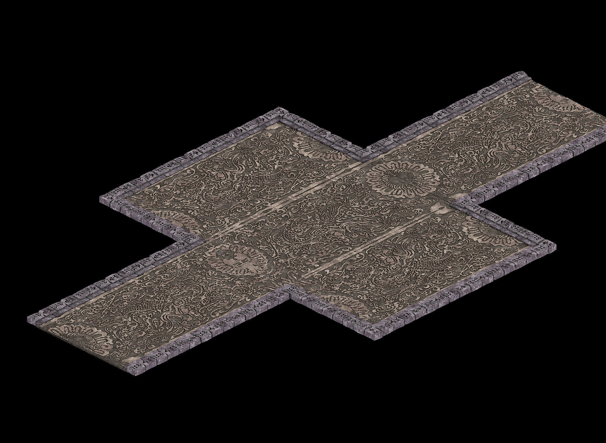 Shura Heaven-Embossed Line 02 3D model_1