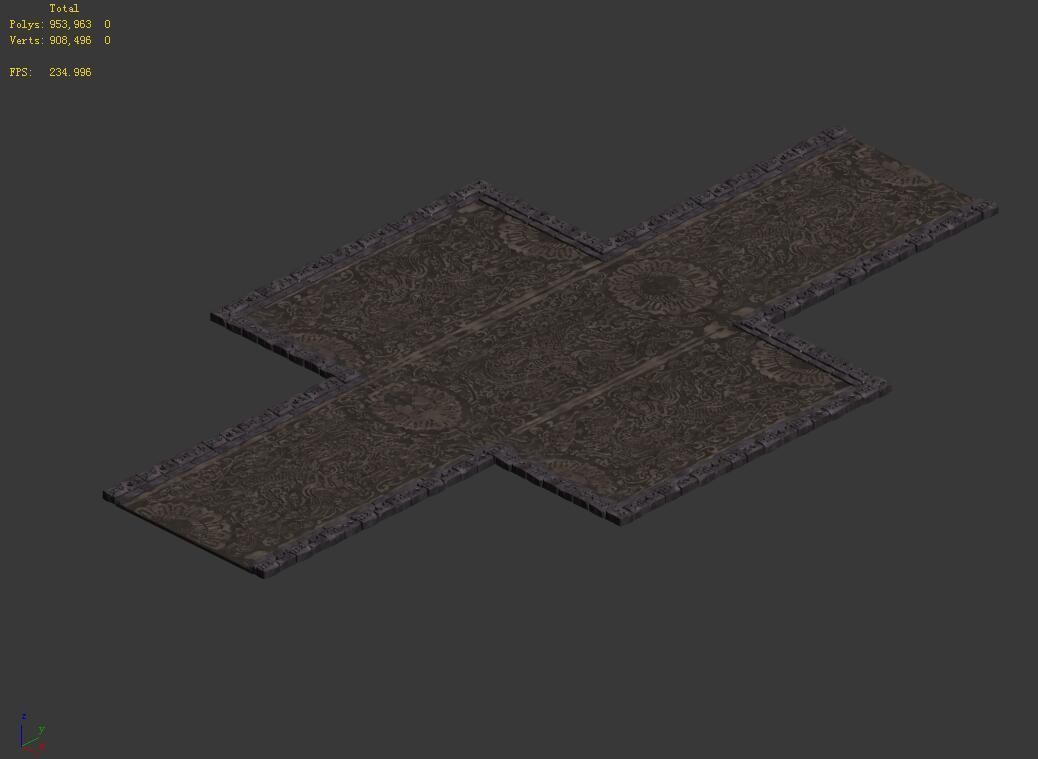 Shura Heaven-Embossed Line 02 3D model_4