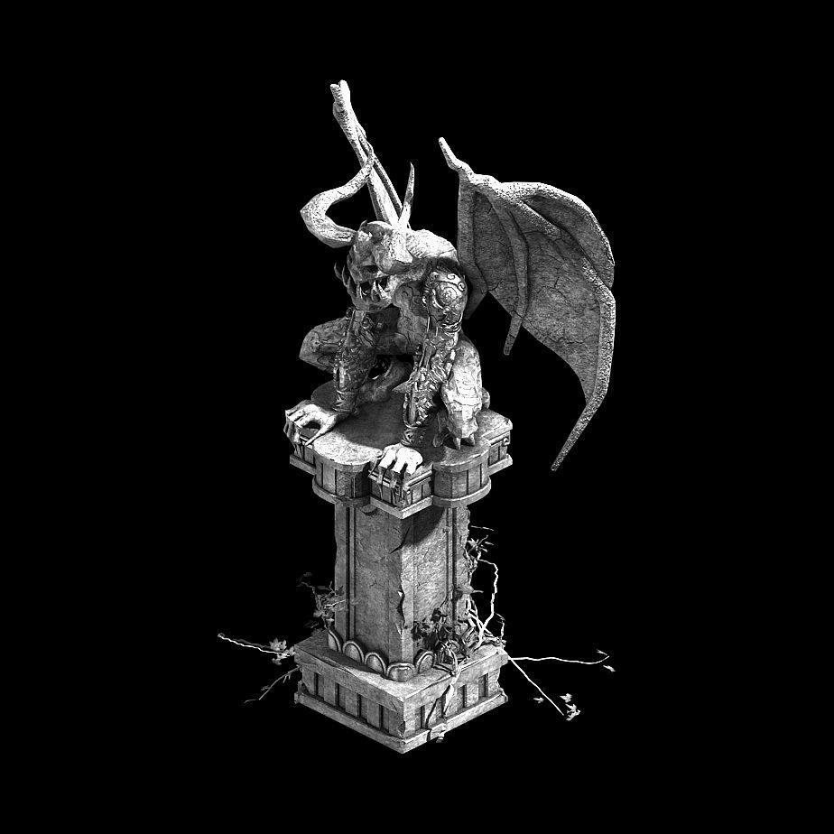 Shura Heaven-Weird Sculpture 3D model_2