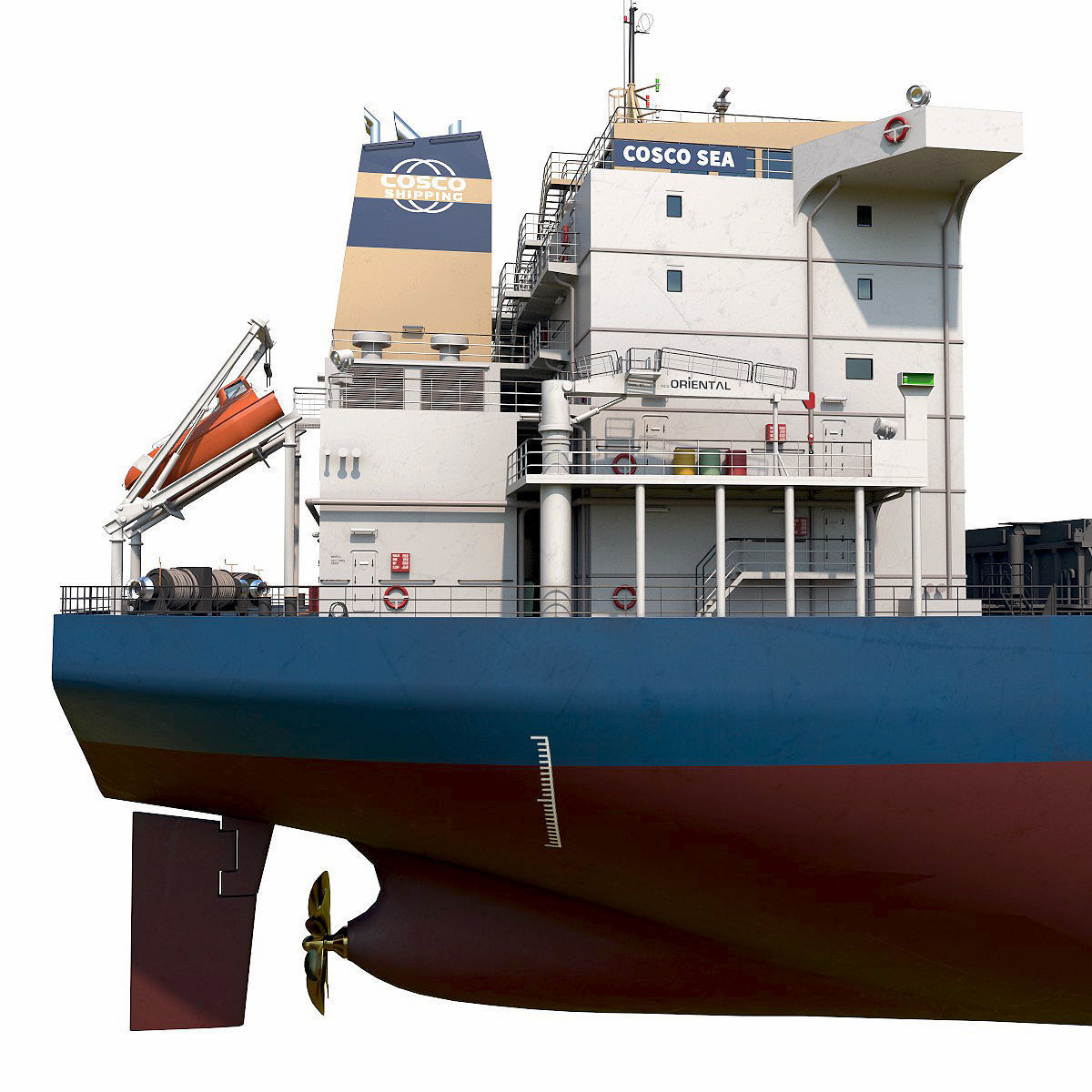 Bulk carrier 3D model_7