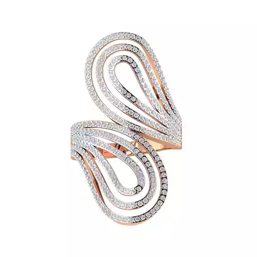 Women ring 3dm render detail 3D print model