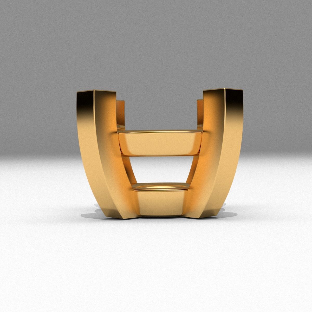 A package of solitaire ring heads engagement 4 prong printable 3D print model_3