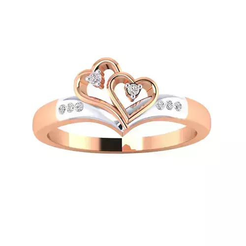 Women heart ring 3dm render 3D print model