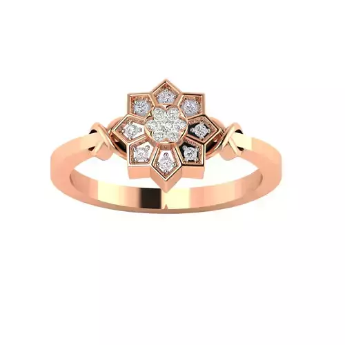 Women ring 3dm render 3D print model 3D print model