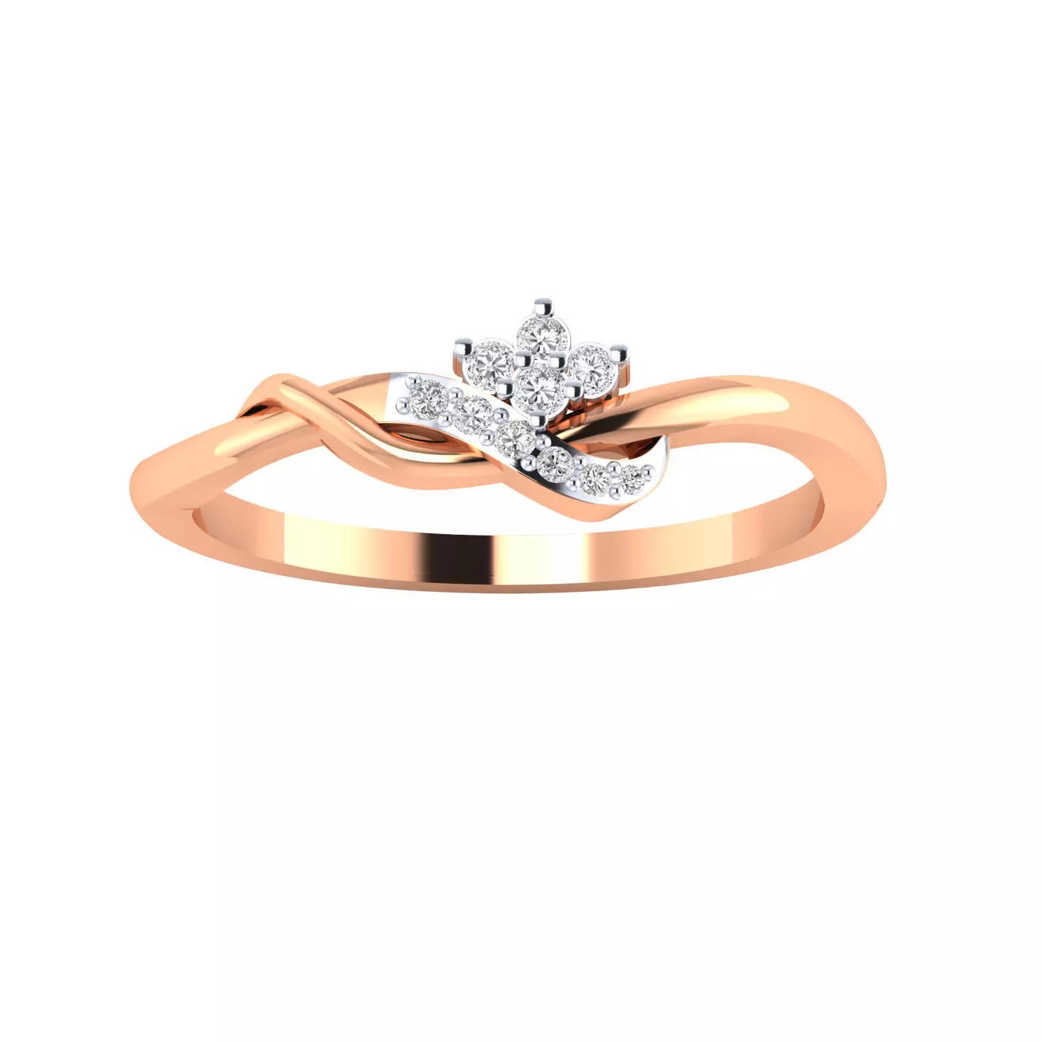 Women ring 3dm render 3D print model 3D print model_0