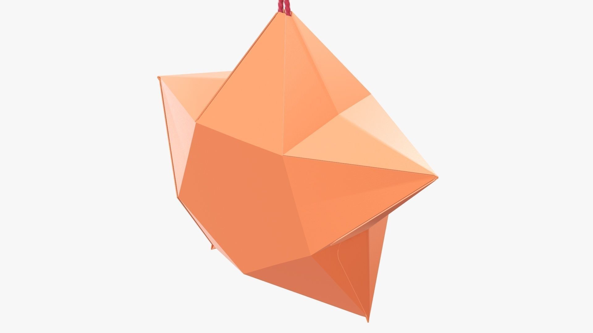 Star shape paper  3D model_3