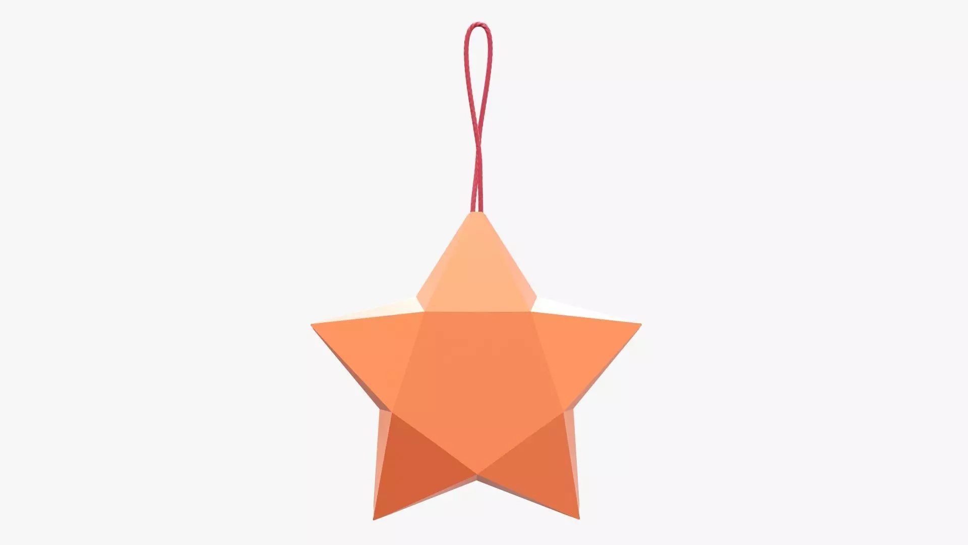 Star shape paper  3D model_0