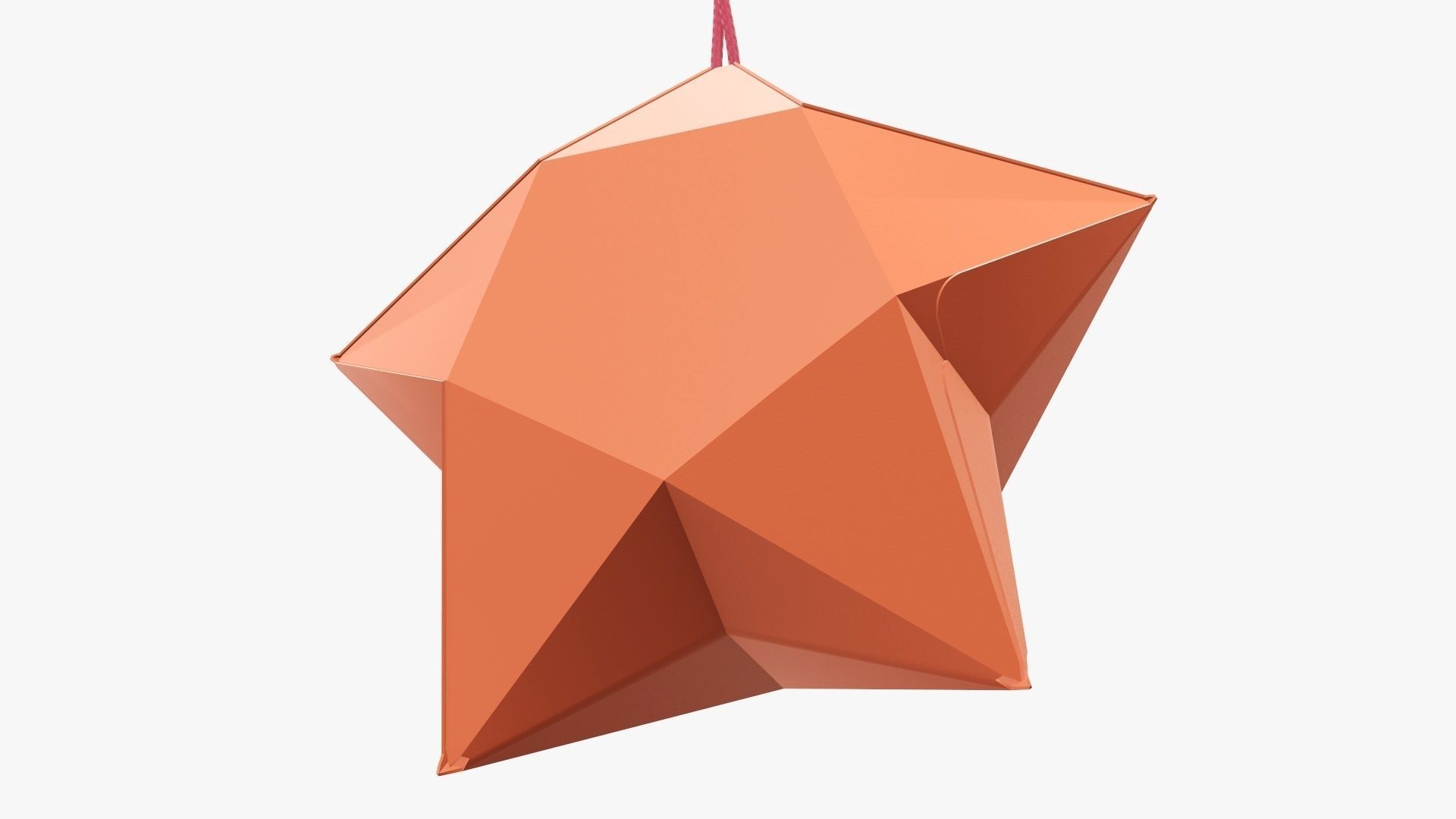 Star shape paper  3D model_4