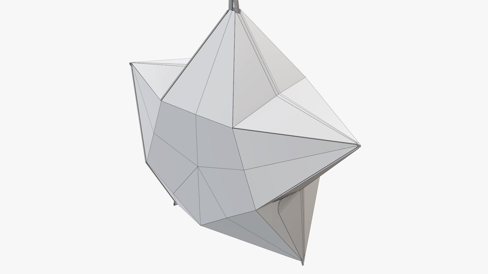Star shape paper  3D model_8