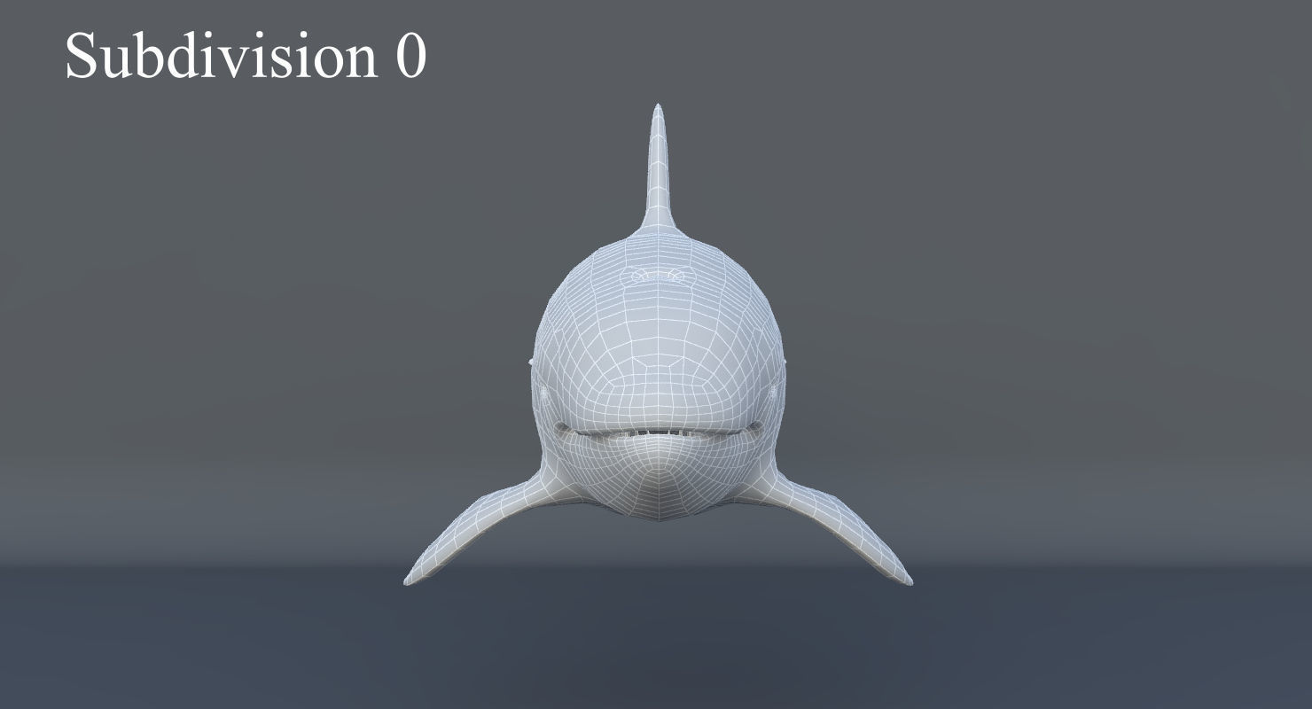 Killer Whale Animated 8K Low-poly 3D model_15