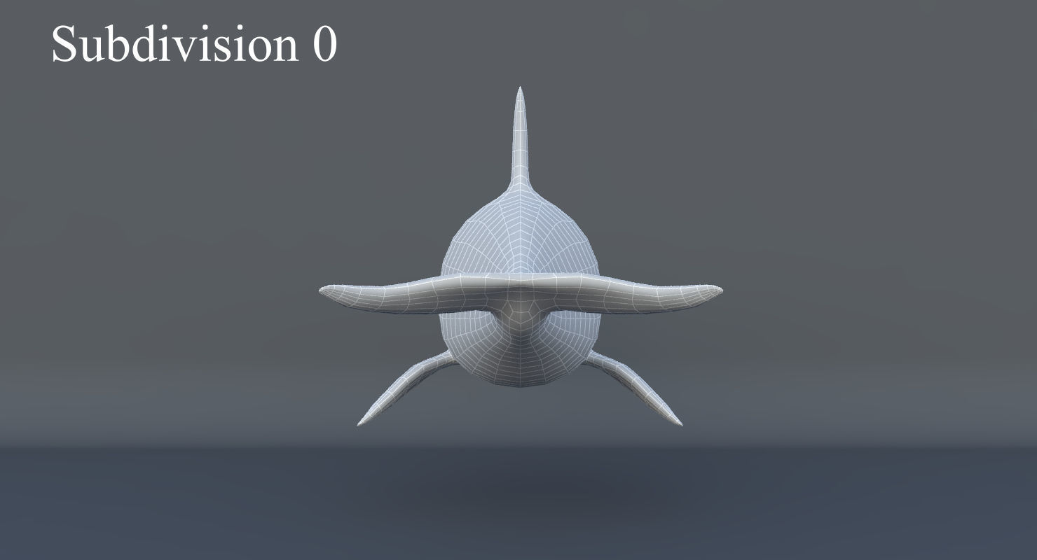 Killer Whale Animated 8K Low-poly 3D model_22