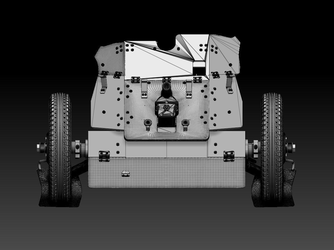 cannon 53k ww2 soldiers 3D print model_20