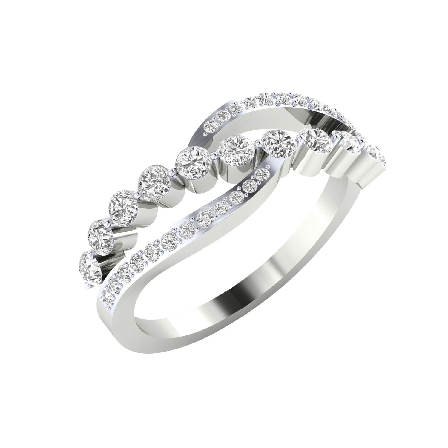 Women ring 3dm render detail 3D print model 3D print model_9