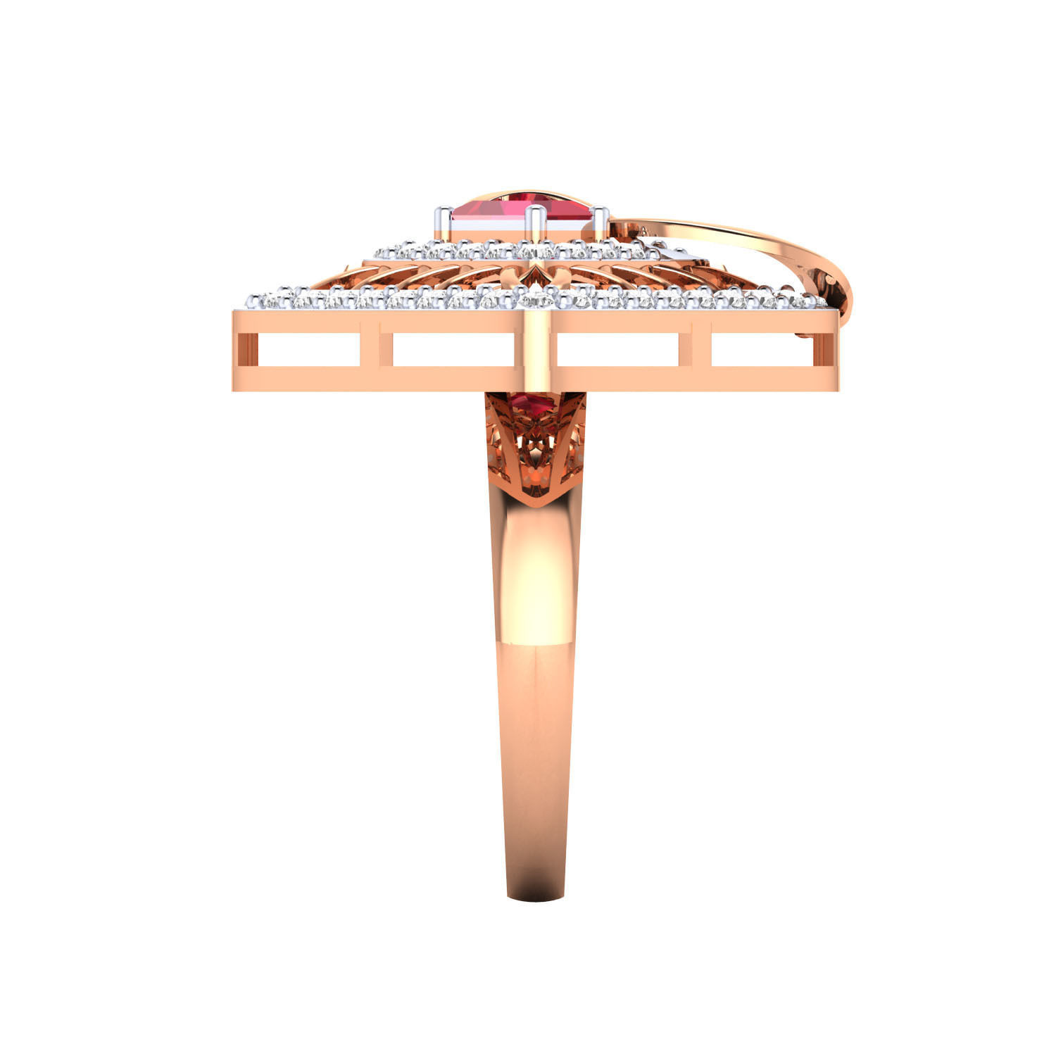 Women ring 3dm render 3D print model 3D print model_2