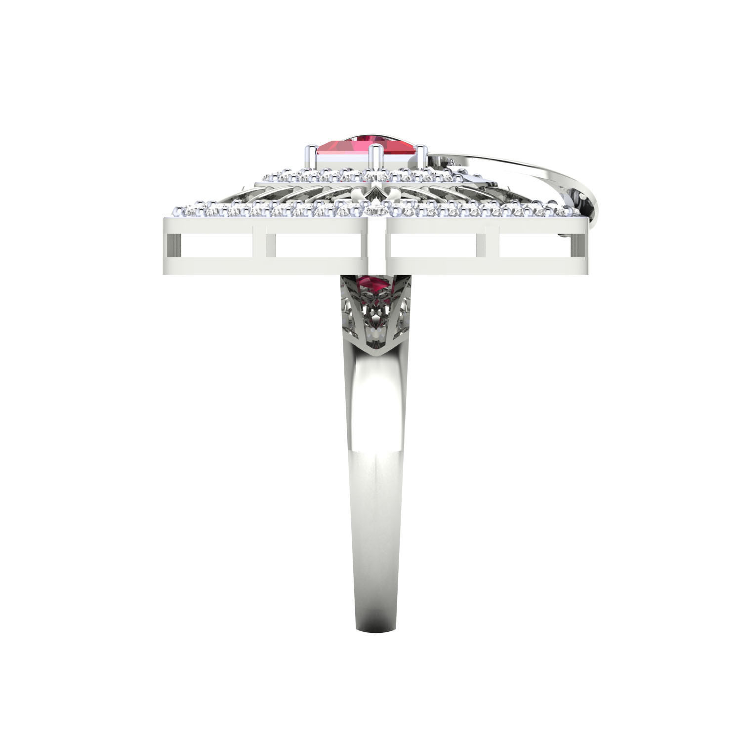 Women ring 3dm render 3D print model 3D print model_5