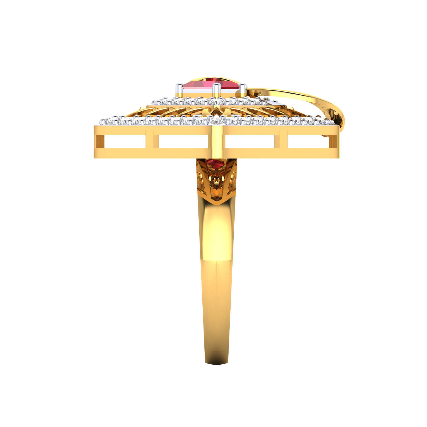 Women ring 3dm render 3D print model 3D print model_9