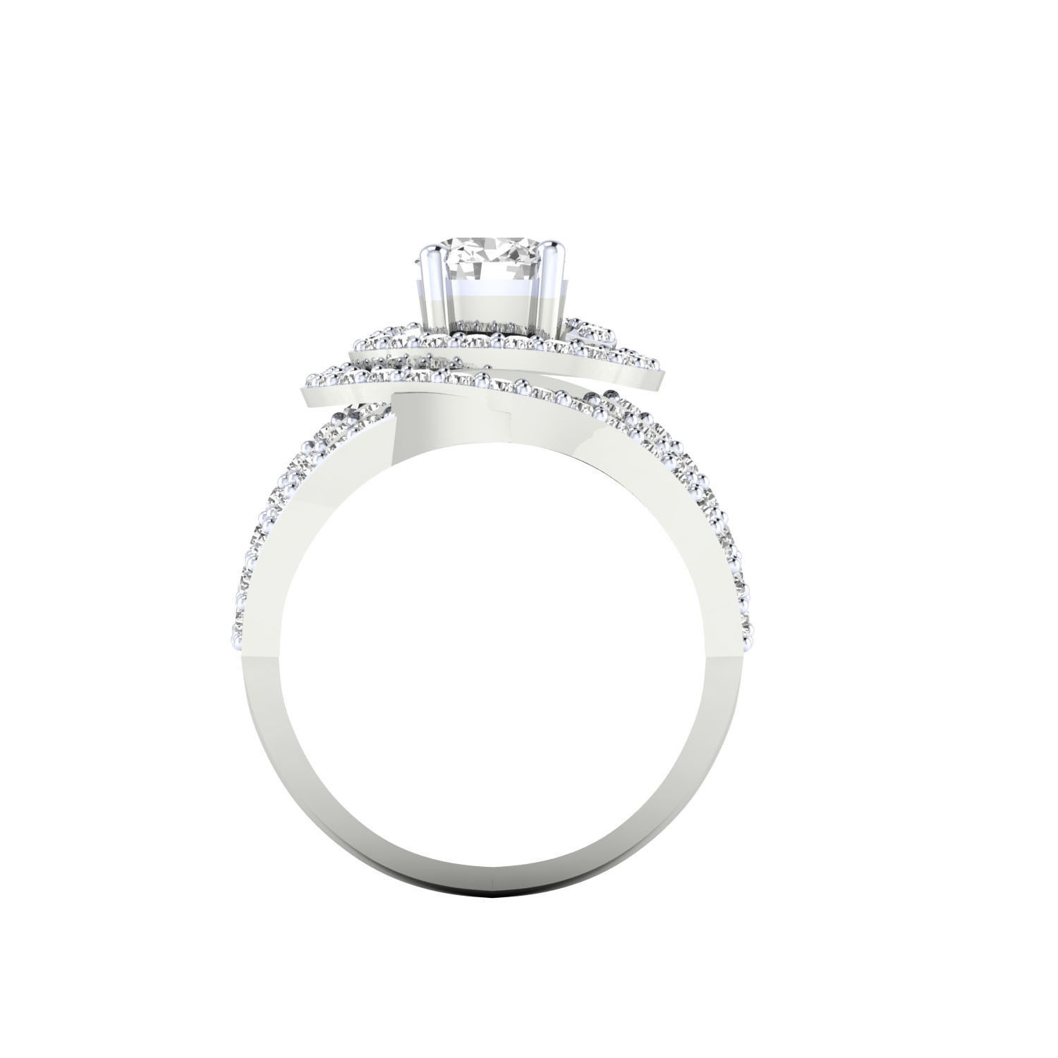 Women ring 3dm render 3D print model 3D print model_7