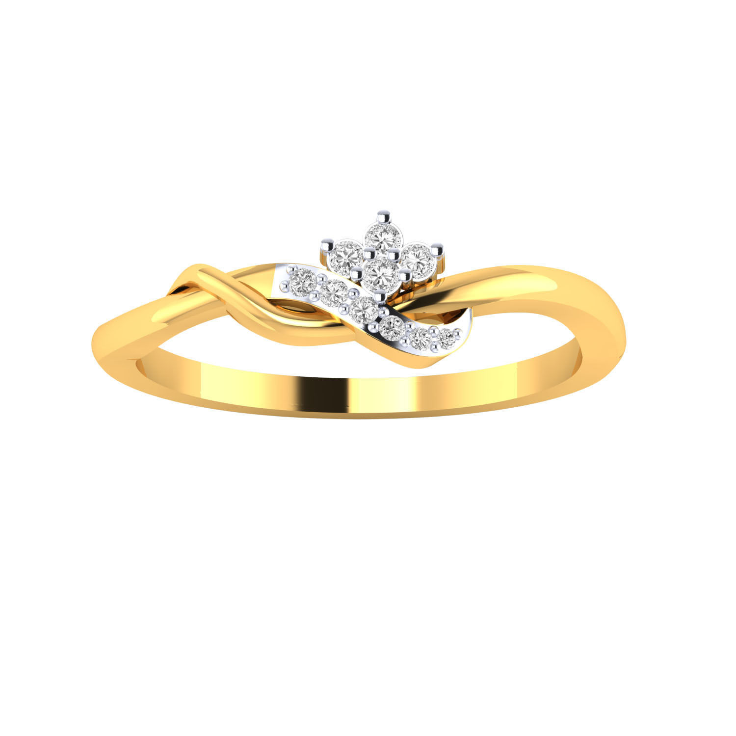 Women ring 3dm render 3D print model 3D print model_10