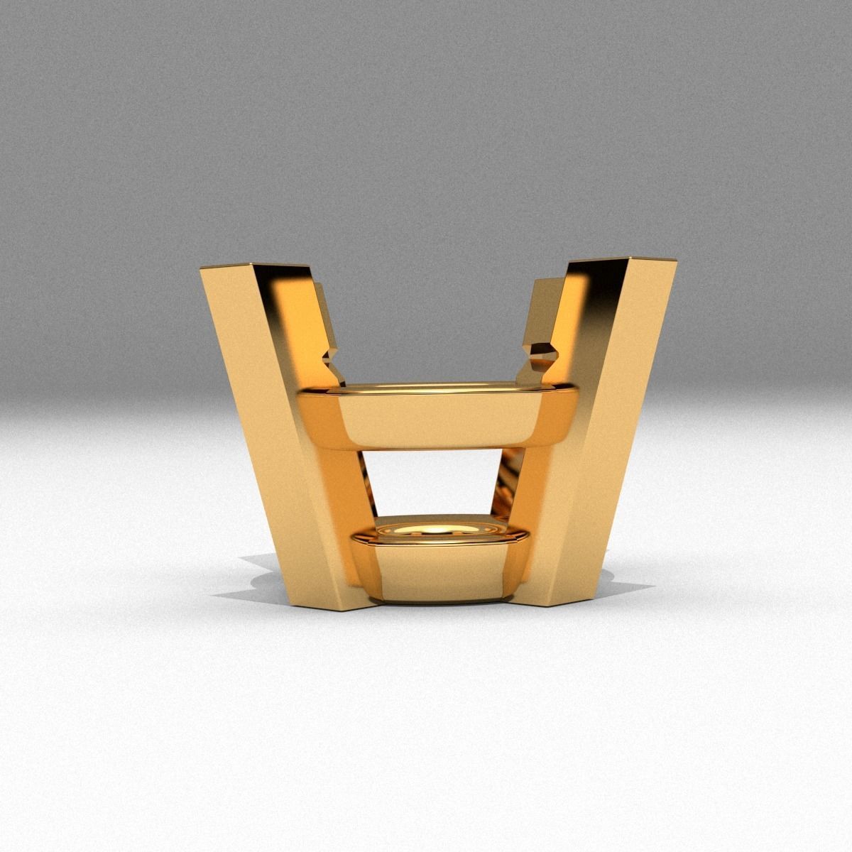 A package of solitaire ring heads engagement 4 prong printable 3D print model_3