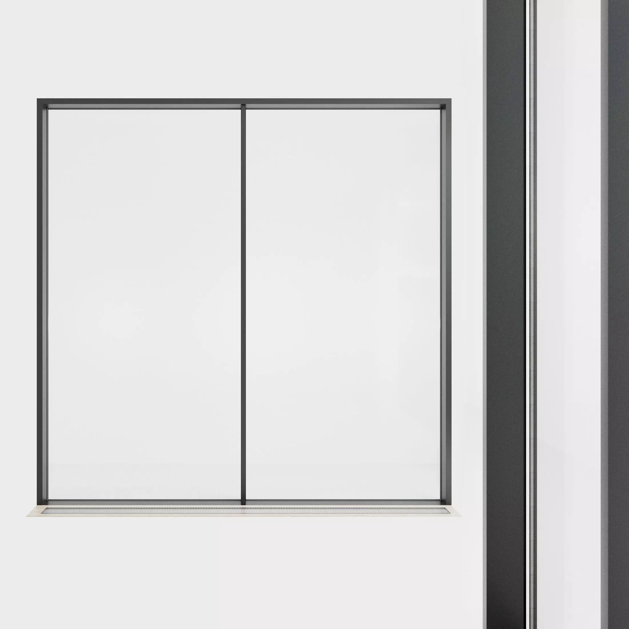 Panoramic glazing Stained glass 57 Low-poly 3D model