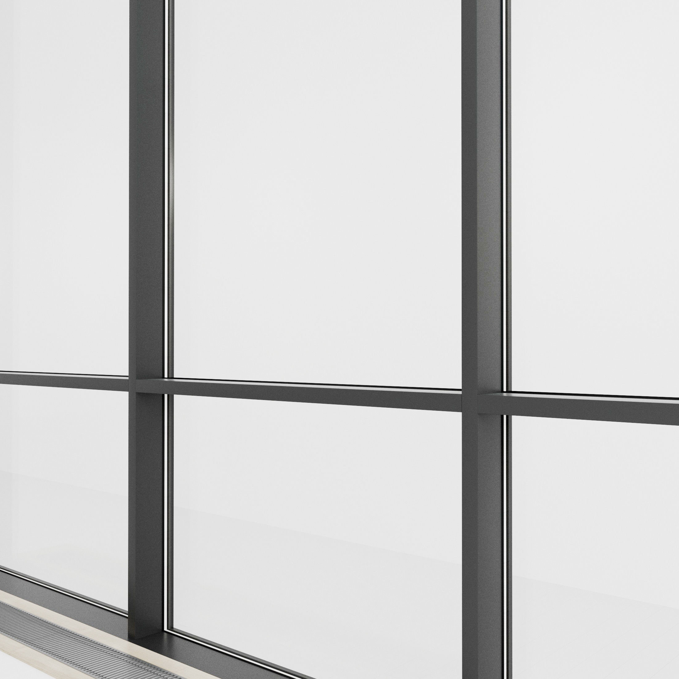 Panoramic glazing Stained glass 52 Low-poly 3D model_1