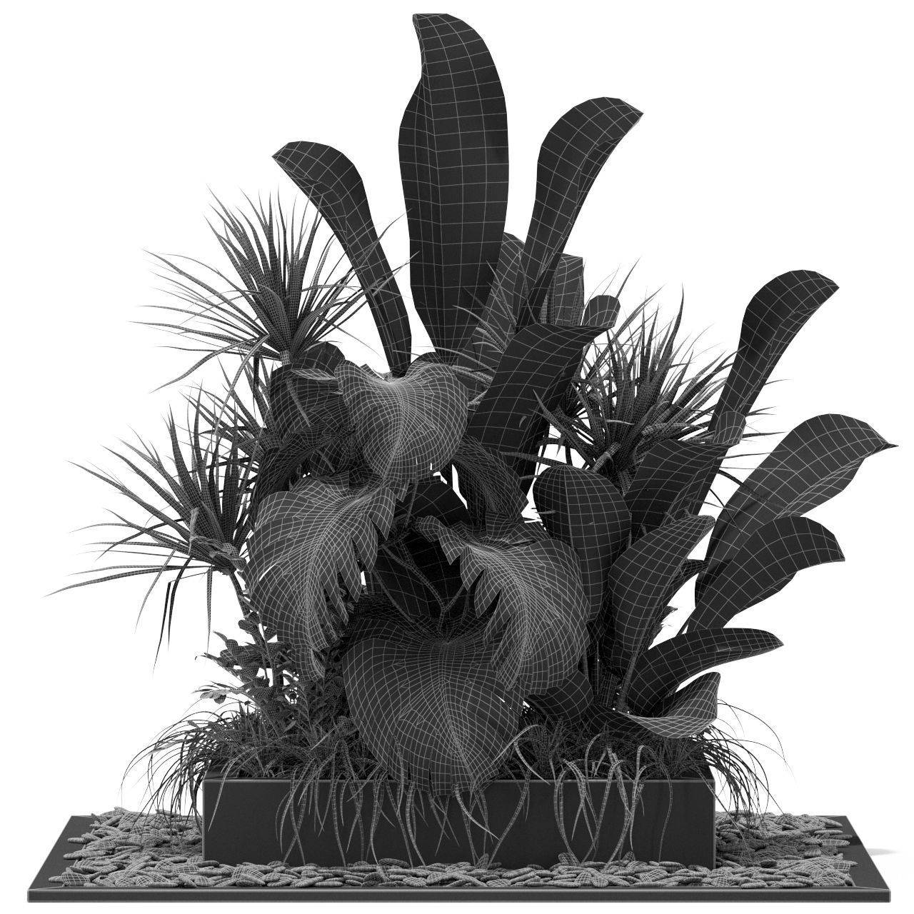 Plants collection 370 3D model_4