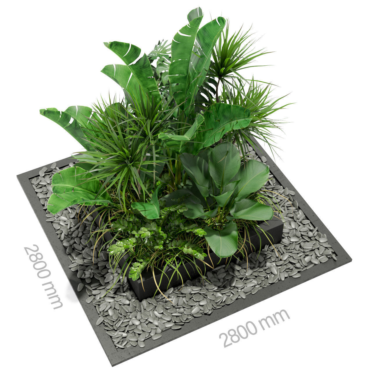 Plants collection 370 3D model_1