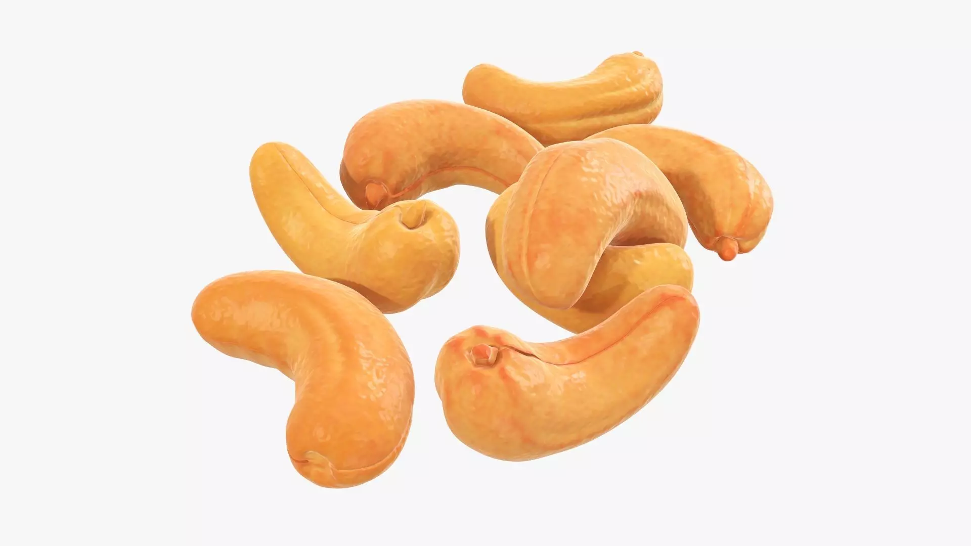 Nuts cashew  3D model_0