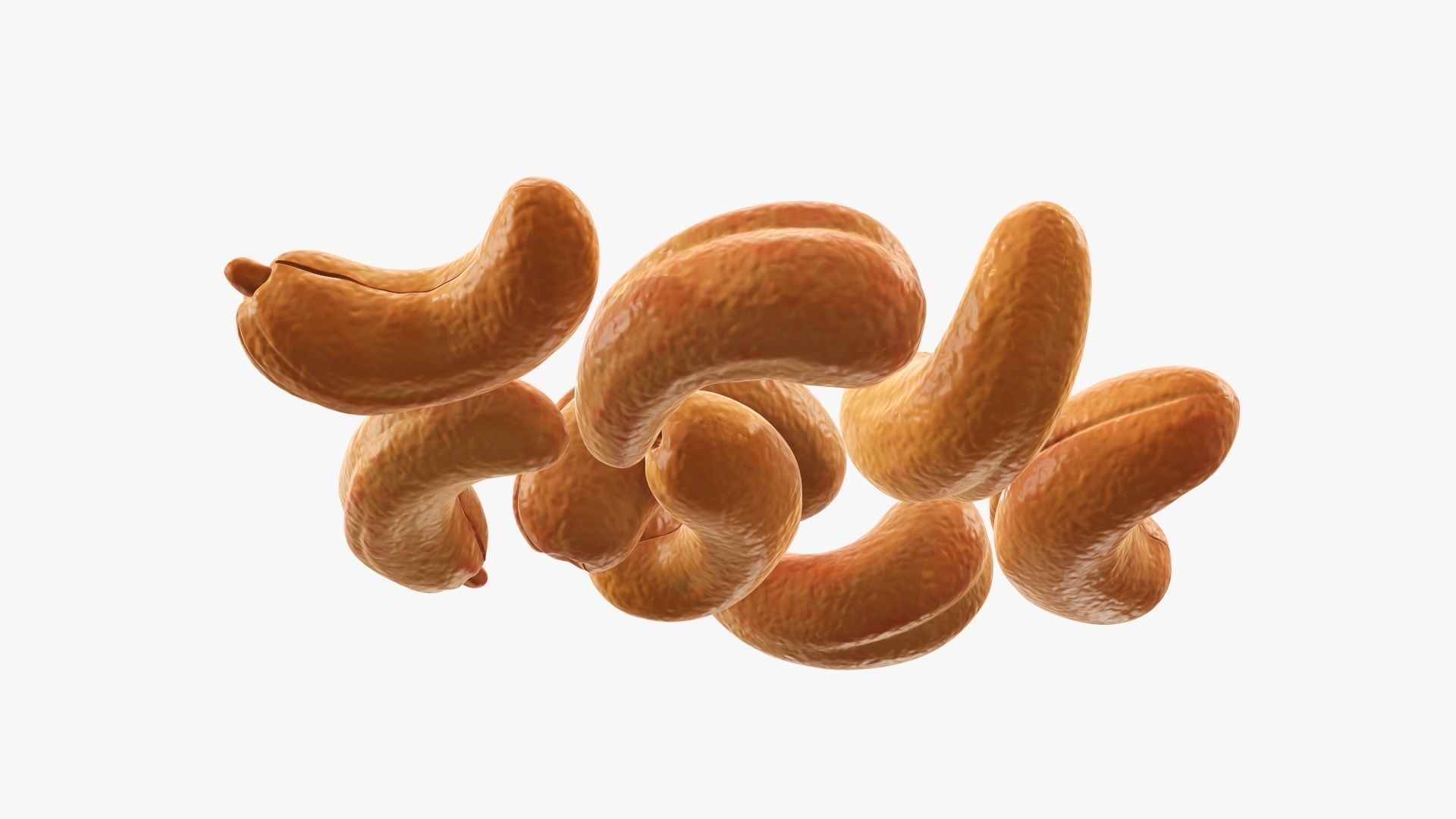 Nuts cashew  3D model_4