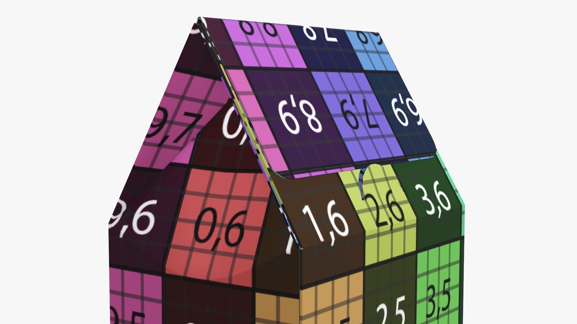 Coffee and tea pillow box regular 3D model_11