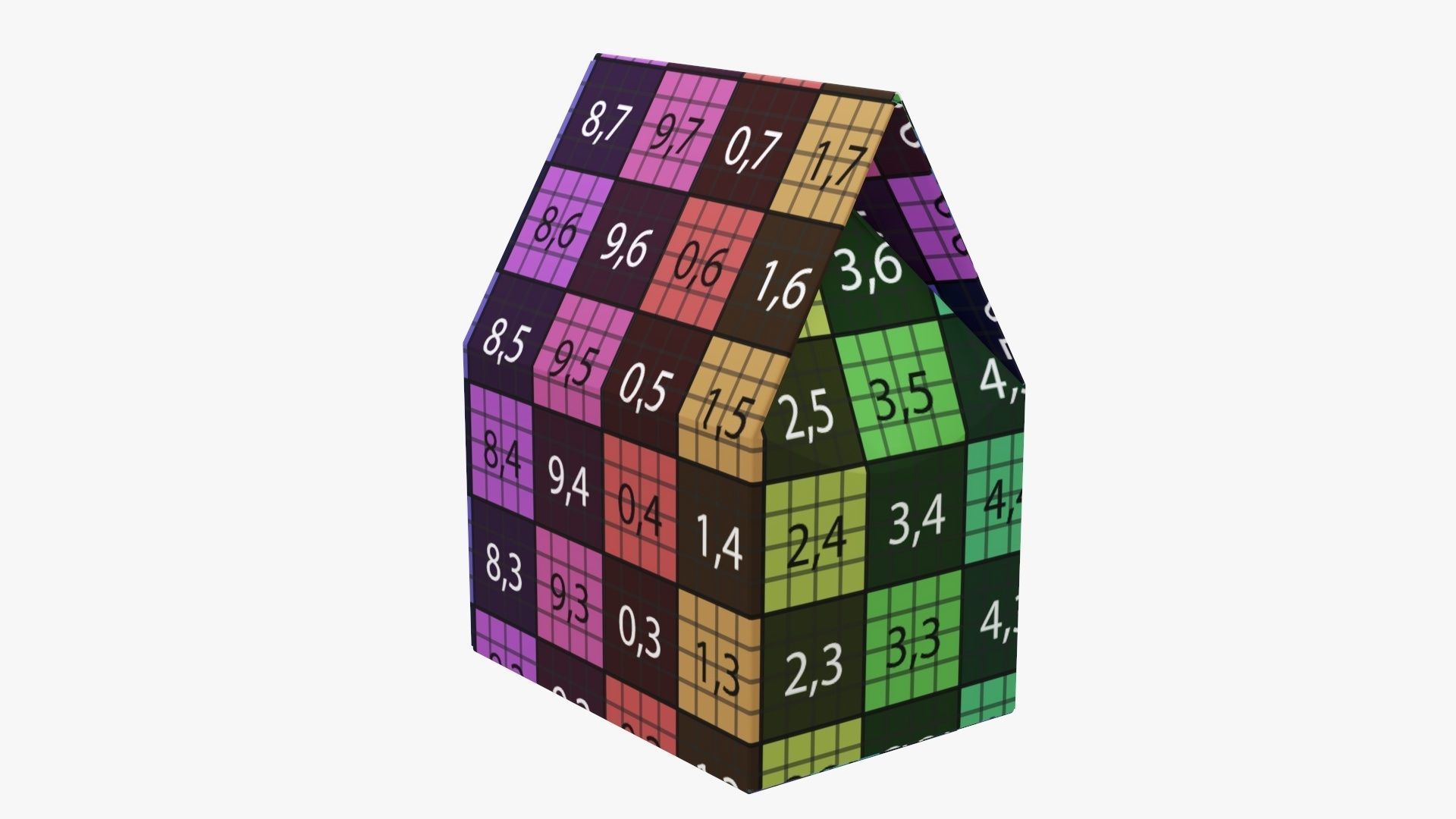 Coffee and tea pillow box small 3D model_12