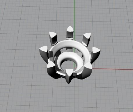 A package of solitaire ring heads engagement 8 prong printable 3D print model_7