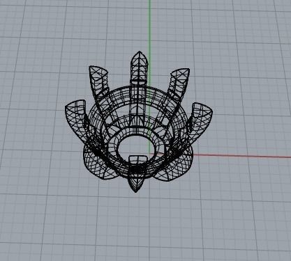 A package of solitaire ring heads engagement 8 prong printable 3D print model_8