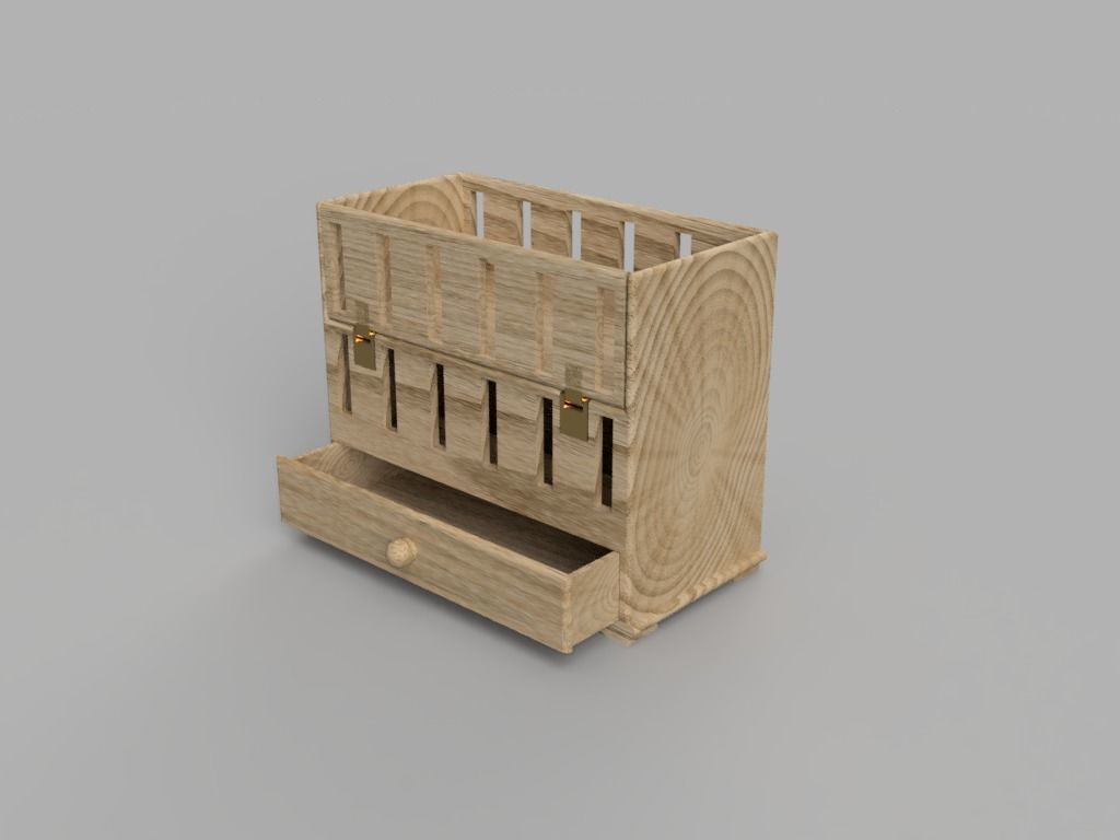 Baby Cot or Crib 3D print model_1