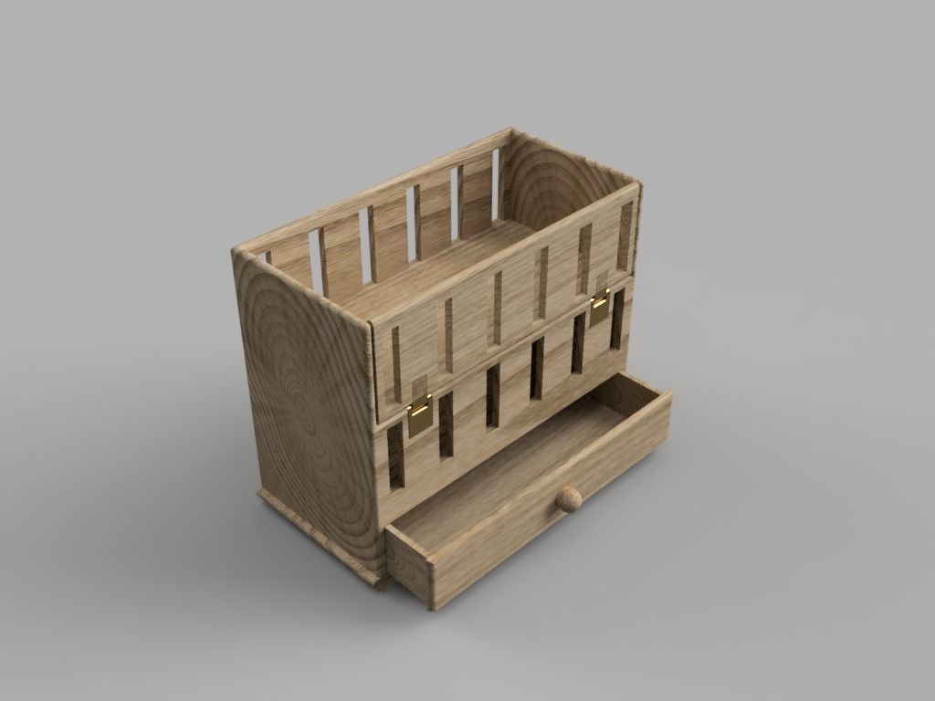 Baby Cot or Crib 3D print model_6