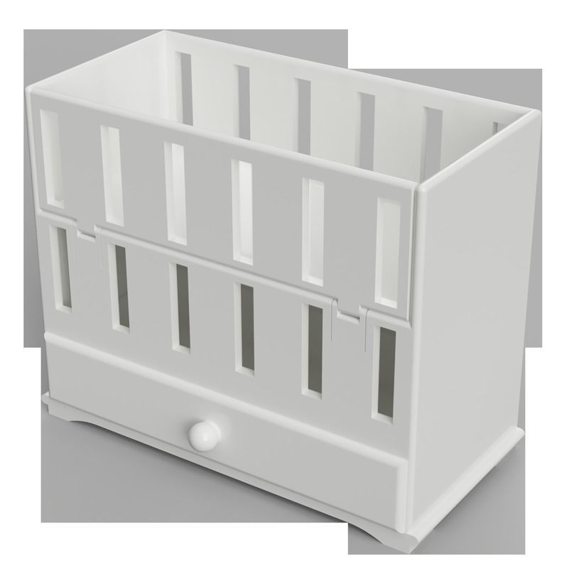 Baby Cot or Crib 3D print model_3
